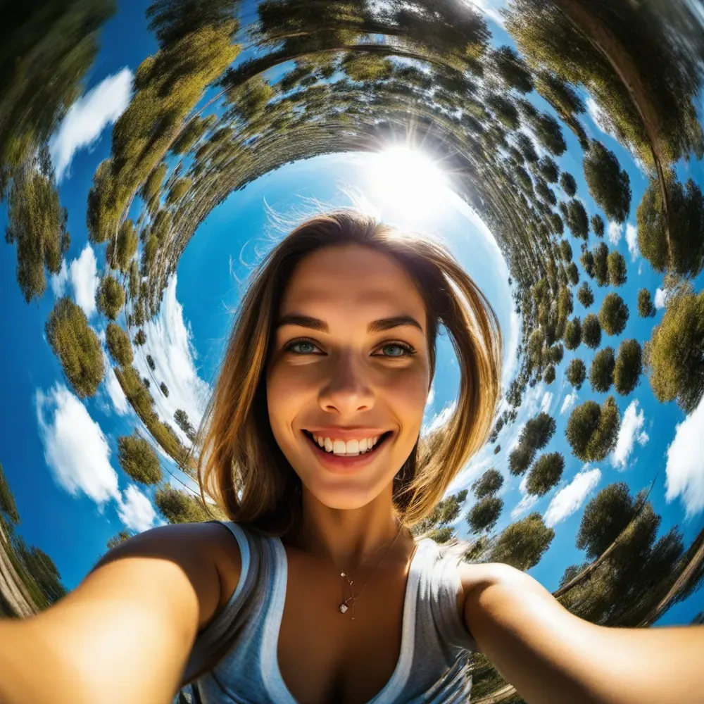 Wide Angle Girls Selfies Stable Diffusion Prompt PromptBase