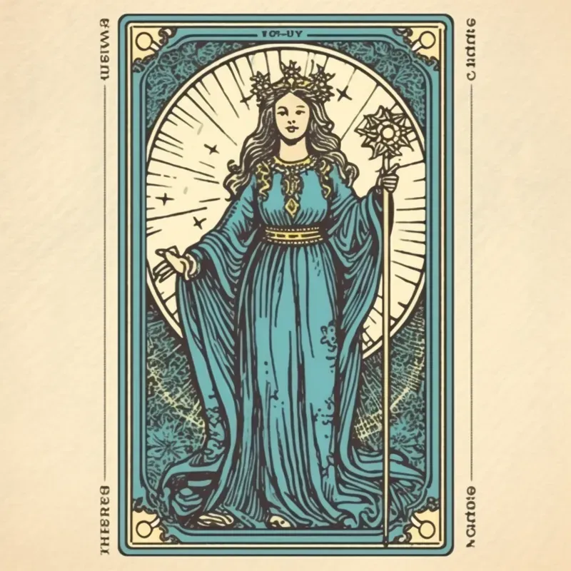 Deadly Tarot T-Shirt Donna 'Crazy Tarot Lady' – Colore Nero