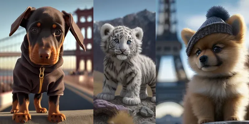 Realistic Cute Disney Animals Midjourney Prompt | PromptBase