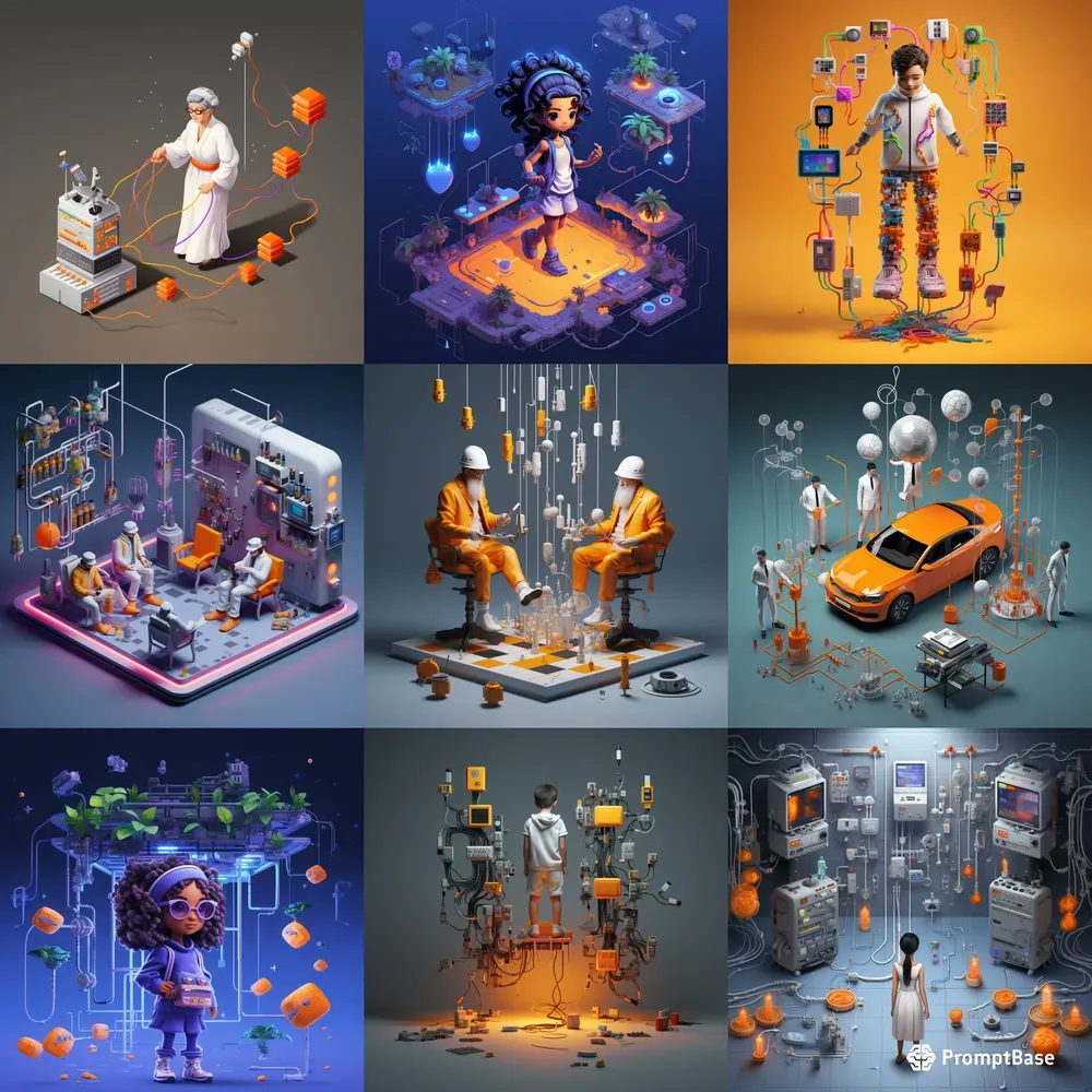 Pixel Art Game Characters Midjourney Prompt Promptbase