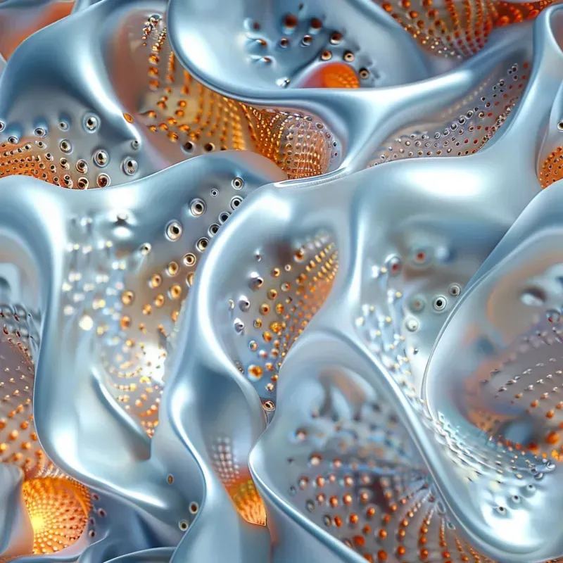 Metallic Glass 3D Floral Fusion Patterns Midjourney Prompt | PromptBase