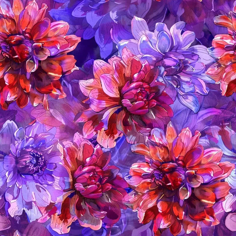 Watercolor Wonders Seamless Patterns Midjourney Prompt | PromptBase