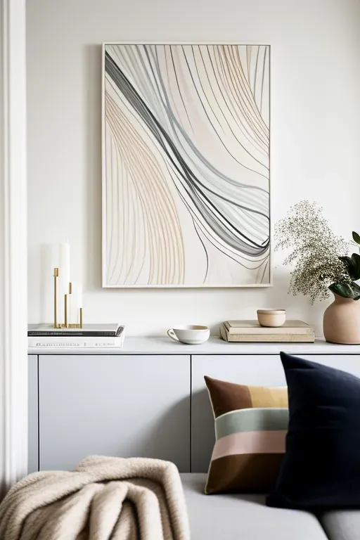 Abstract Art Hangings On Walls Midjourney Prompt PromptBase