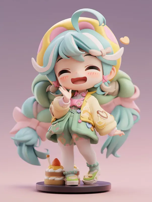 3D Chibi Characters Midjourney Prompt | PromptBase