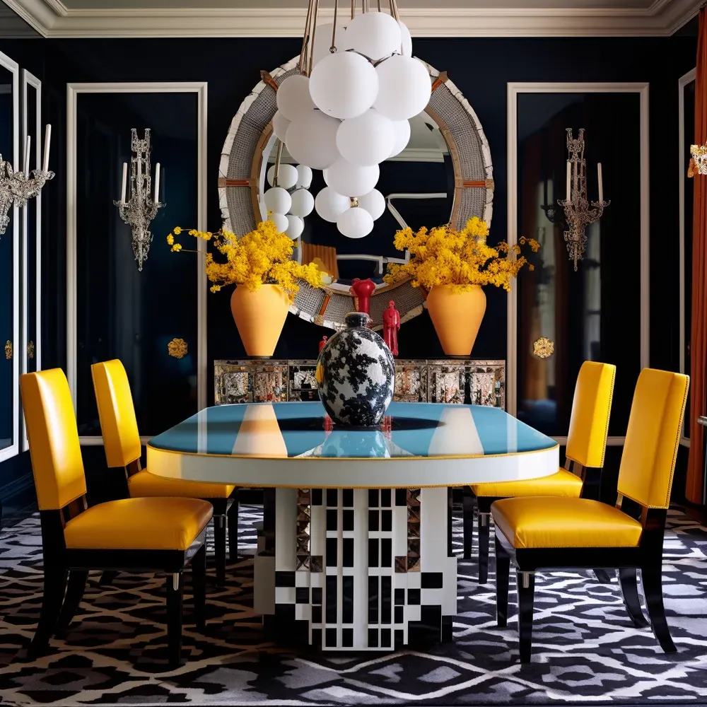 Opulent Art Deco Interiors Midjourney Prompt | PromptBase