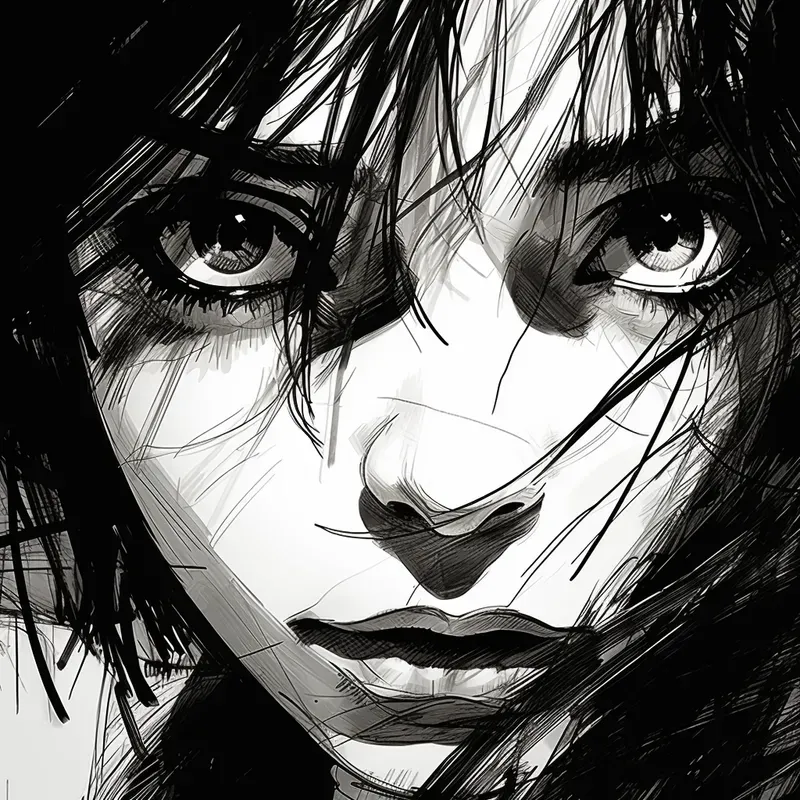 Scratchy Pencil Drawings Midjourney Prompt PromptBase