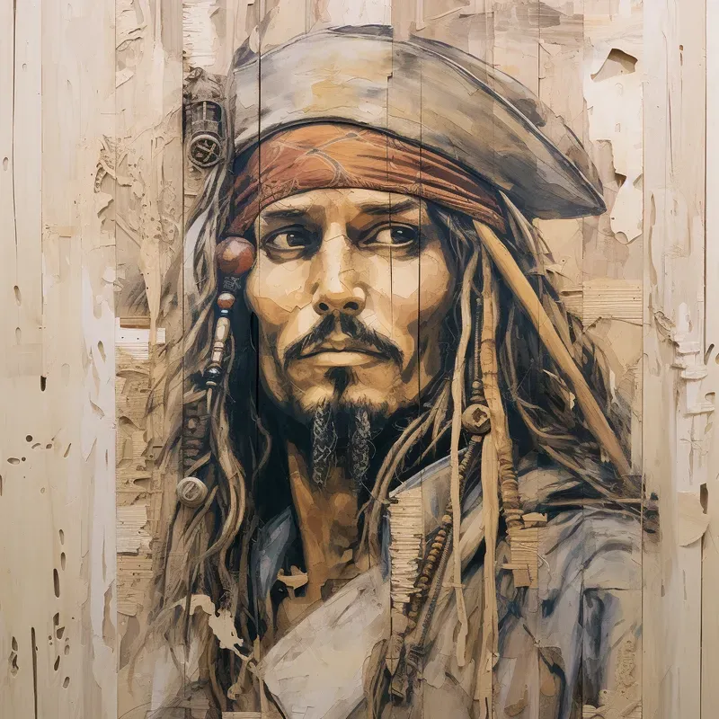 Manga Paintings On Wood Grain Panels Midjourney Prompt PromptBase