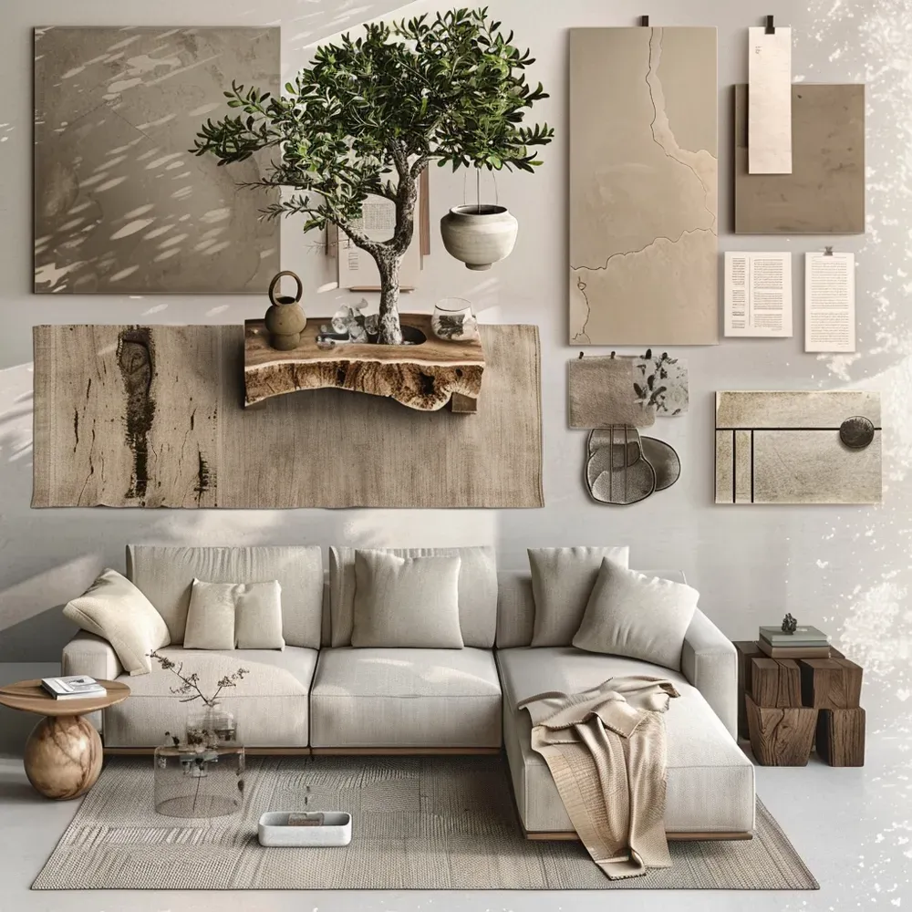 Interior Design Mood Boards Midjourney Prompt Promptbase
