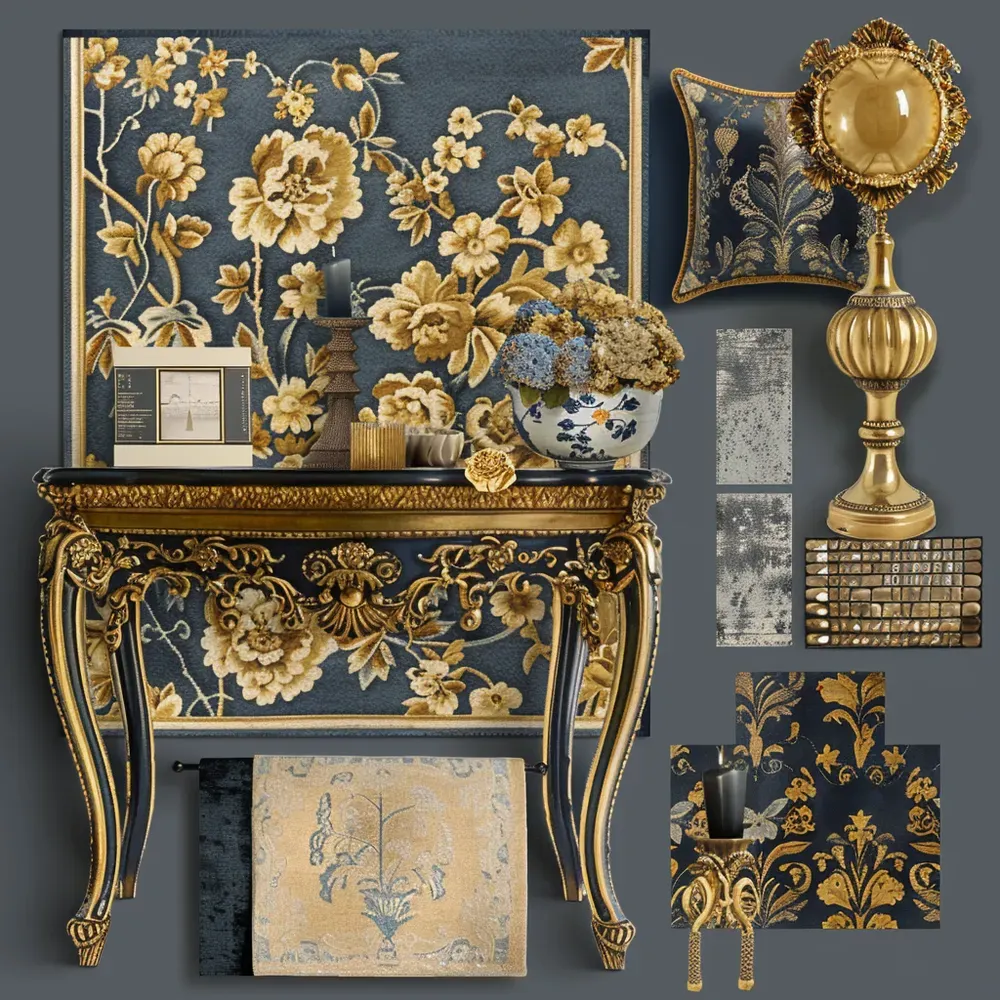 Interior Design Mood Boards Midjourney Prompt Promptbase