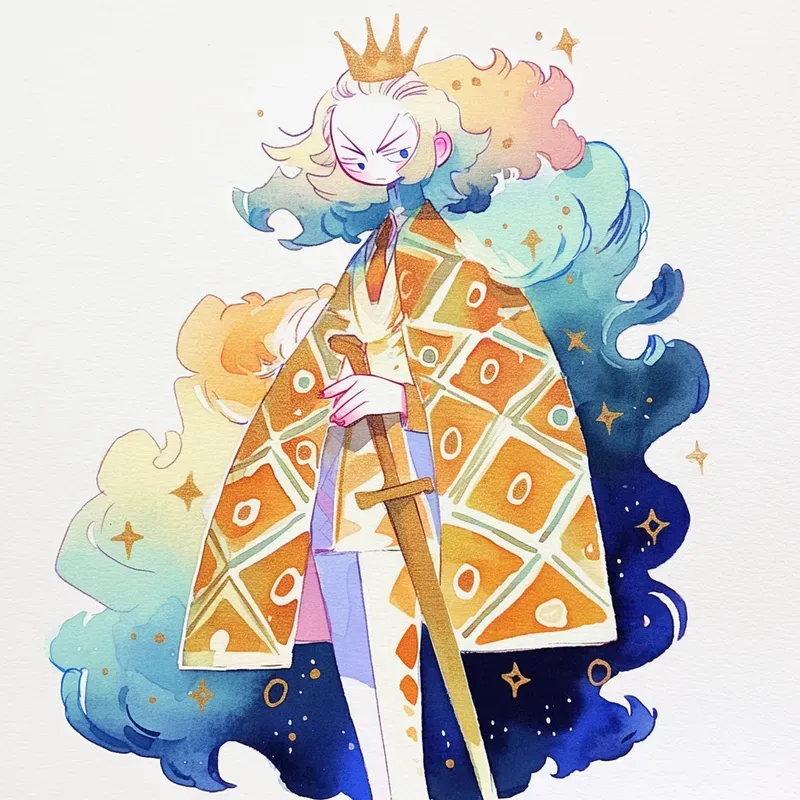 Dreamy Watercolor Anime Collections Midjourney Prompt | PromptBase