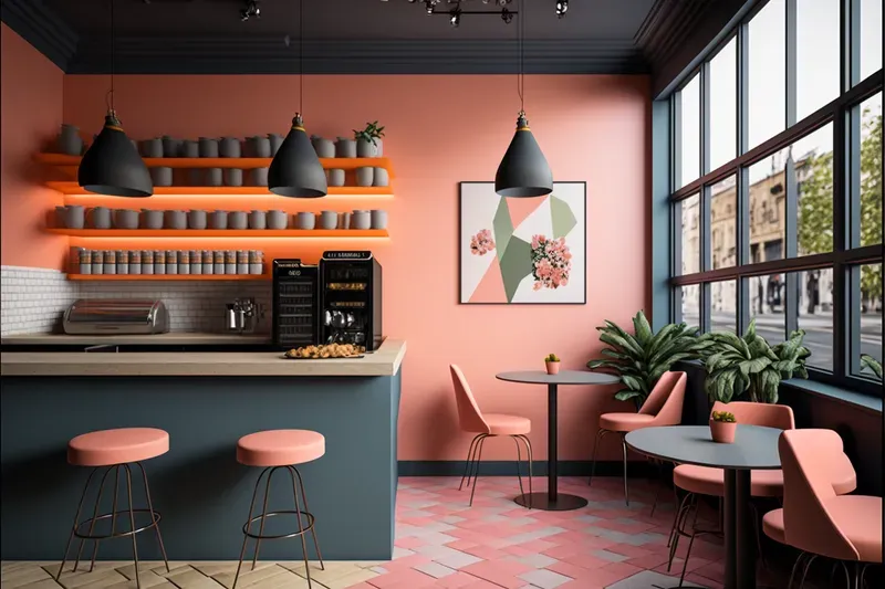 Coffee Shop Interior Designs Midjourney Prompt | PromptBase