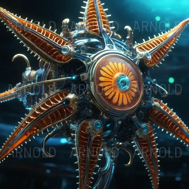 Biomechanical Deep Sea Creatures Stable Diffusion Prompt | PromptBase