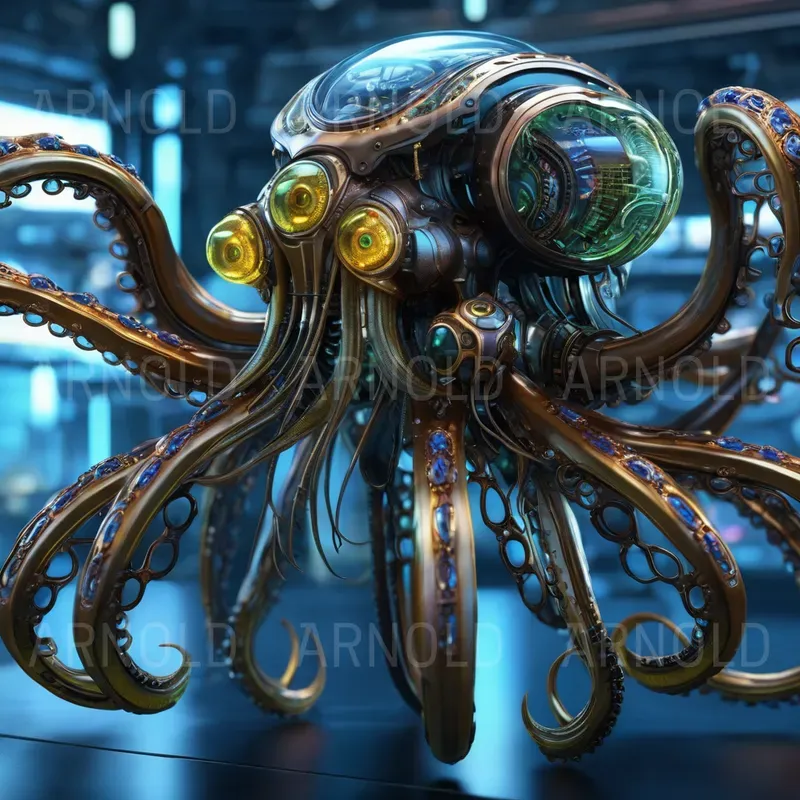 Biomechanical Deep Sea Creatures Stable Diffusion Prompt | PromptBase