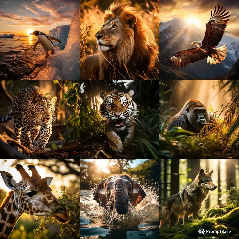 National Geographic Animal Photos Midjourney Prompt | PromptBase