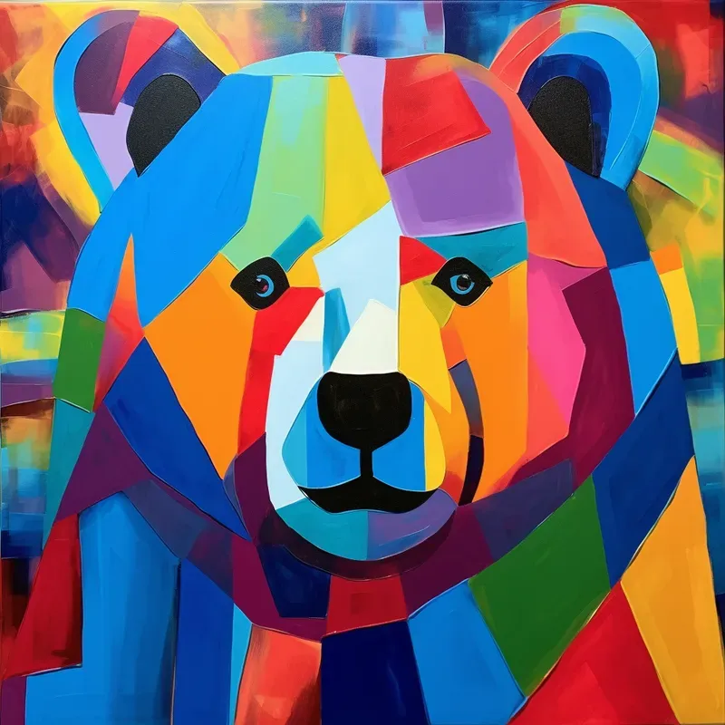 Abstract Creatures In A Pop Art Style Midjourney Prompt | PromptBase