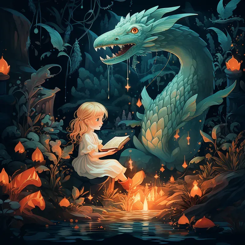 Fairytale Illustrations Midjourney Prompt | PromptBase