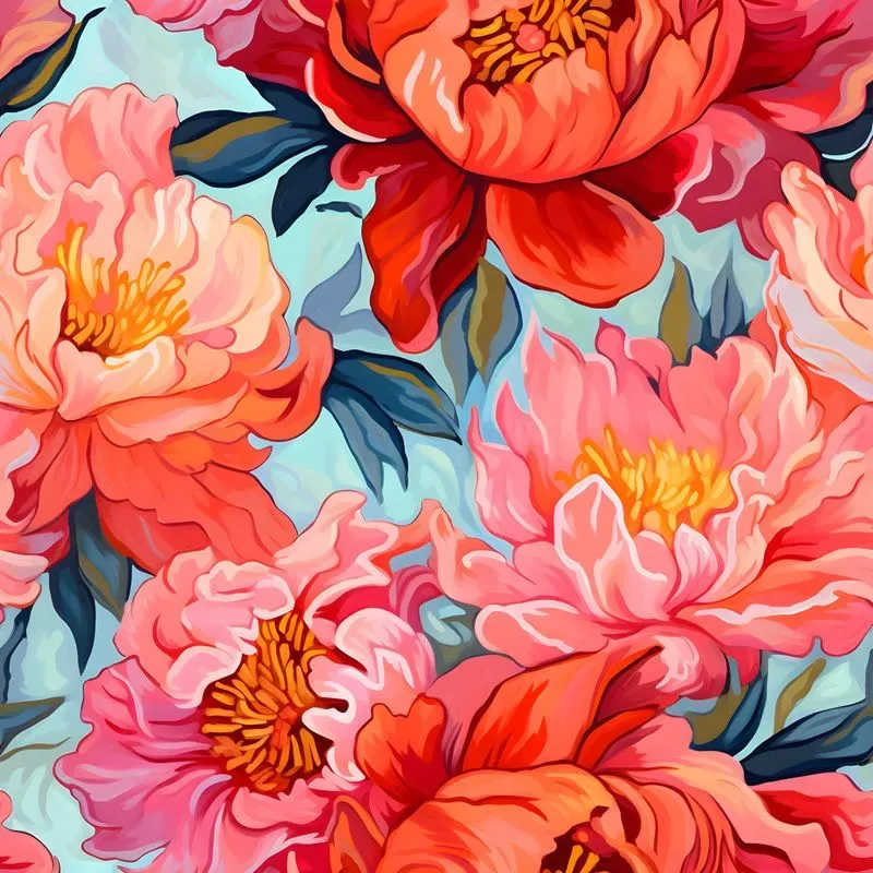 Floral Fantasia Seamless Patterns Midjourney Prompt | PromptBase