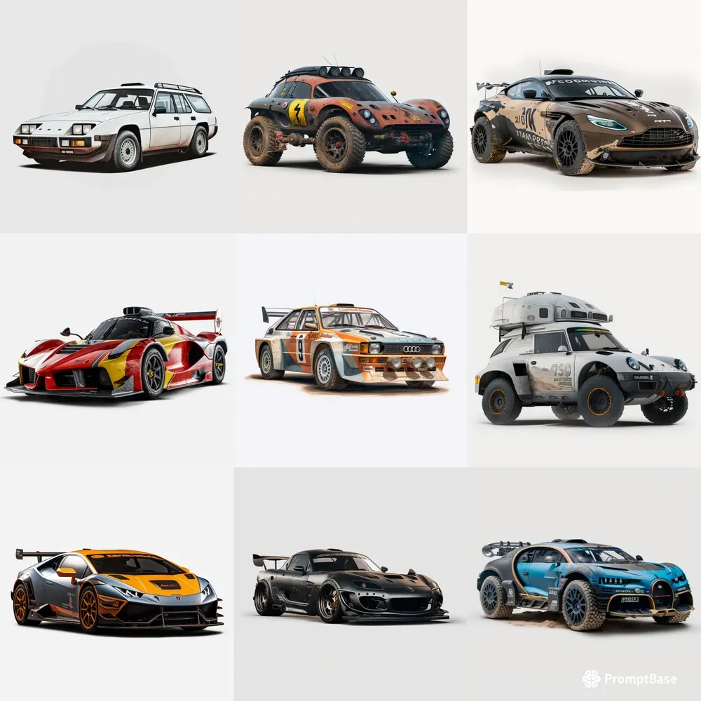Racing Cars Midjourney Prompt | PromptBase