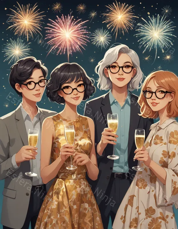 Celebration Postcards Stable Diffusion Prompt | PromptBase