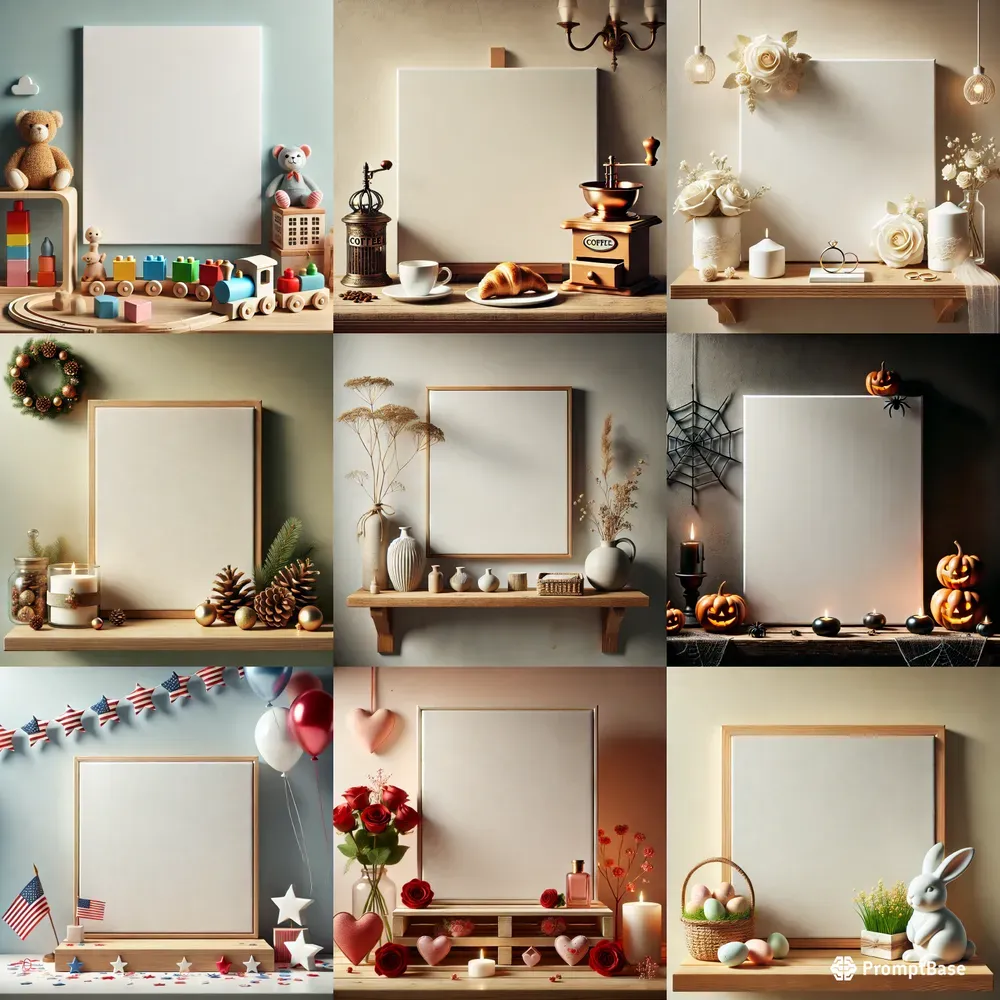 Realistic Frame Mockup Scenes DALL·E Prompt | PromptBase