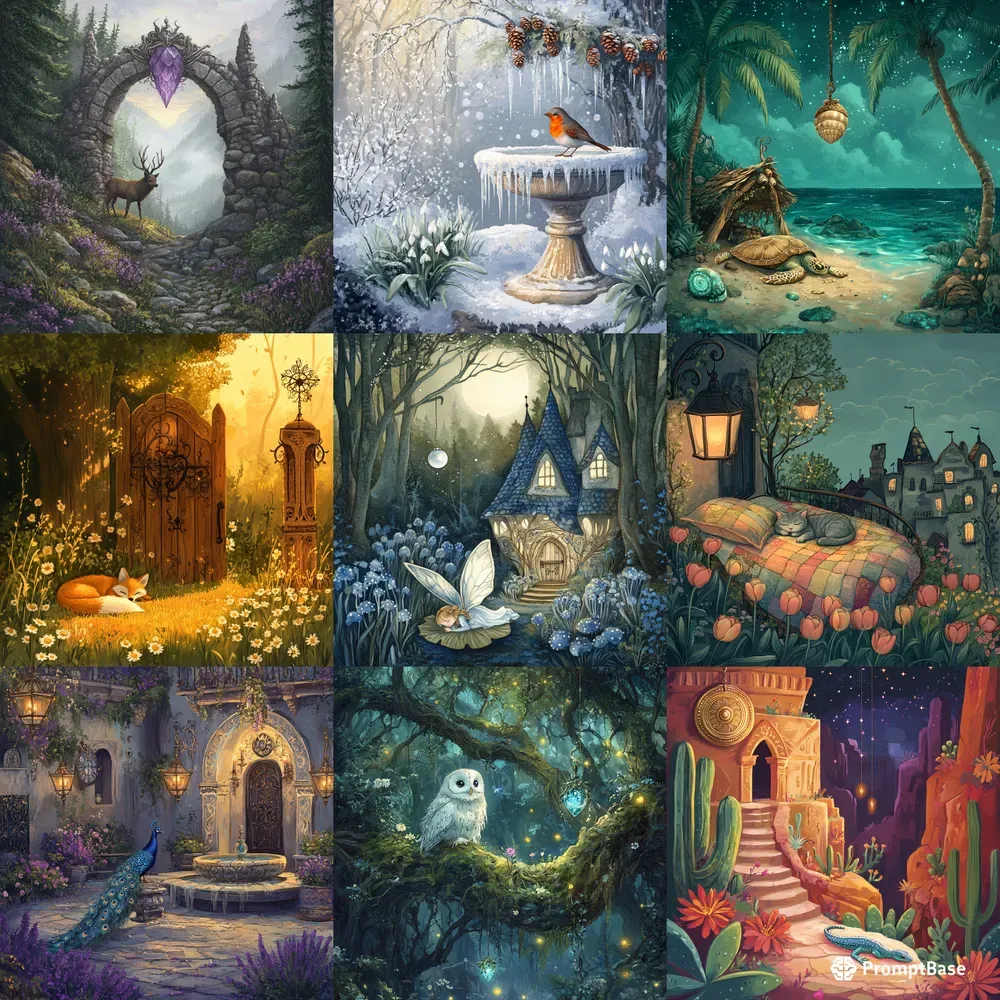 Storybook Canvases Midjourney Prompt | PromptBase