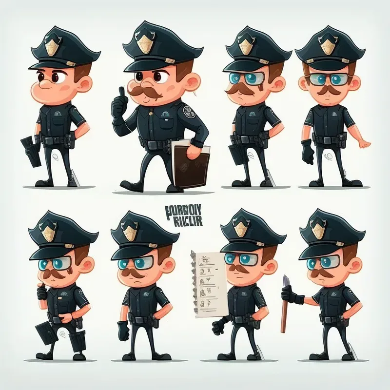 Character Sheets Midjourney Prompt Promptbase