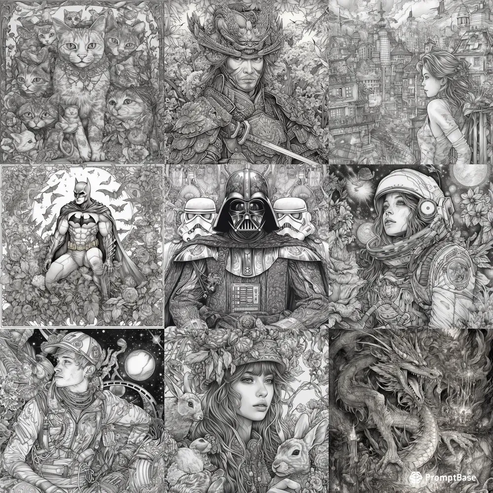 Advanced Coloring Books