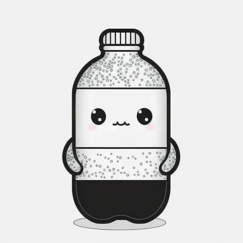 Kawaii Junk Food Coloring Book Pages Midjourney Prompt | PromptBase