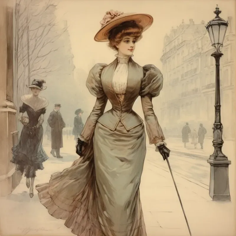 Vintage Victorian Style Poster Art Midjourney Prompt | PromptBase