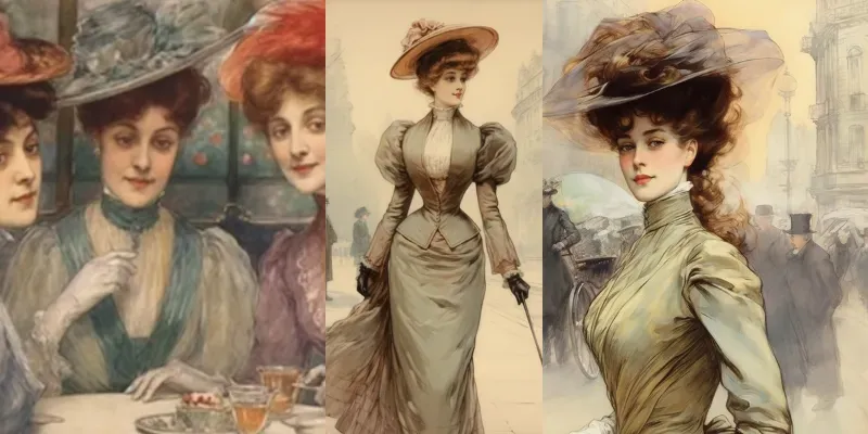 Vintage Victorian Style Poster Art Midjourney Prompt | PromptBase