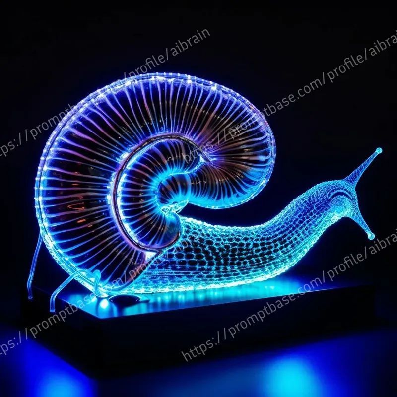 Animal Light Sculptures Midjourney Prompt | PromptBase