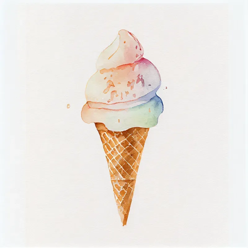 Watercolor Art Foods Midjourney Prompt | PromptBase