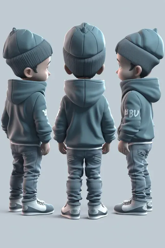 Figurine CiBoys 'Poka' Vintage 2003 - Designer Toy Limité, 3-8 Cm, état Parfait, Occasion