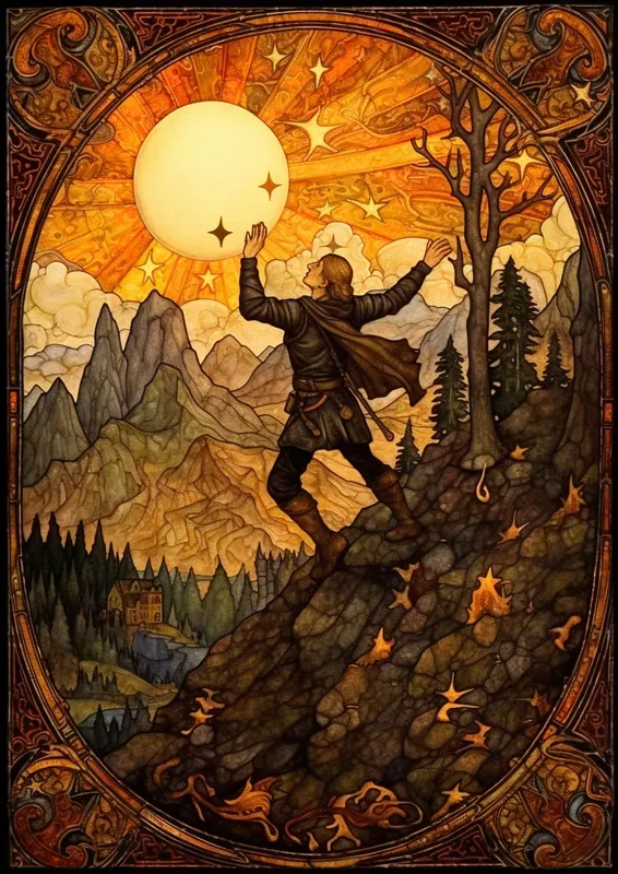 Fantasy Abstract Medieval Paintings Midjourney Prompt | PromptBase