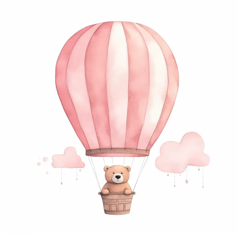 Watercolor Baby Shower Cliparts Midjourney Prompt | PromptBase