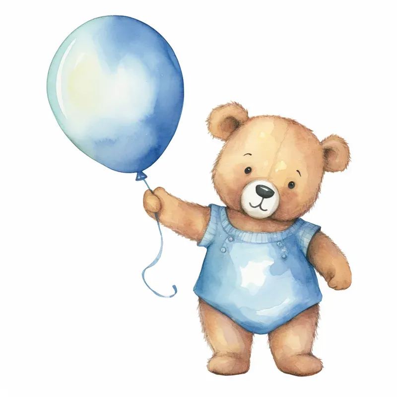 Watercolor Baby Shower Cliparts Midjourney Prompt | PromptBase