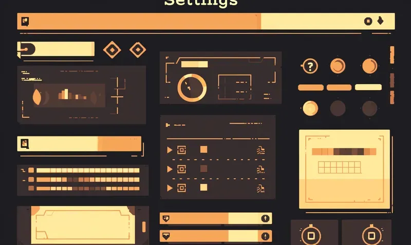 Video Game User Interface Layout Designs Midjourney Prompt | PromptBase