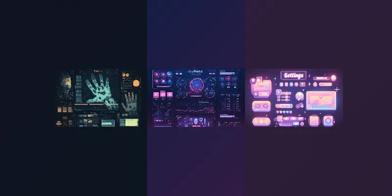 Video Game User Interface Layout Designs Midjourney Prompt | PromptBase