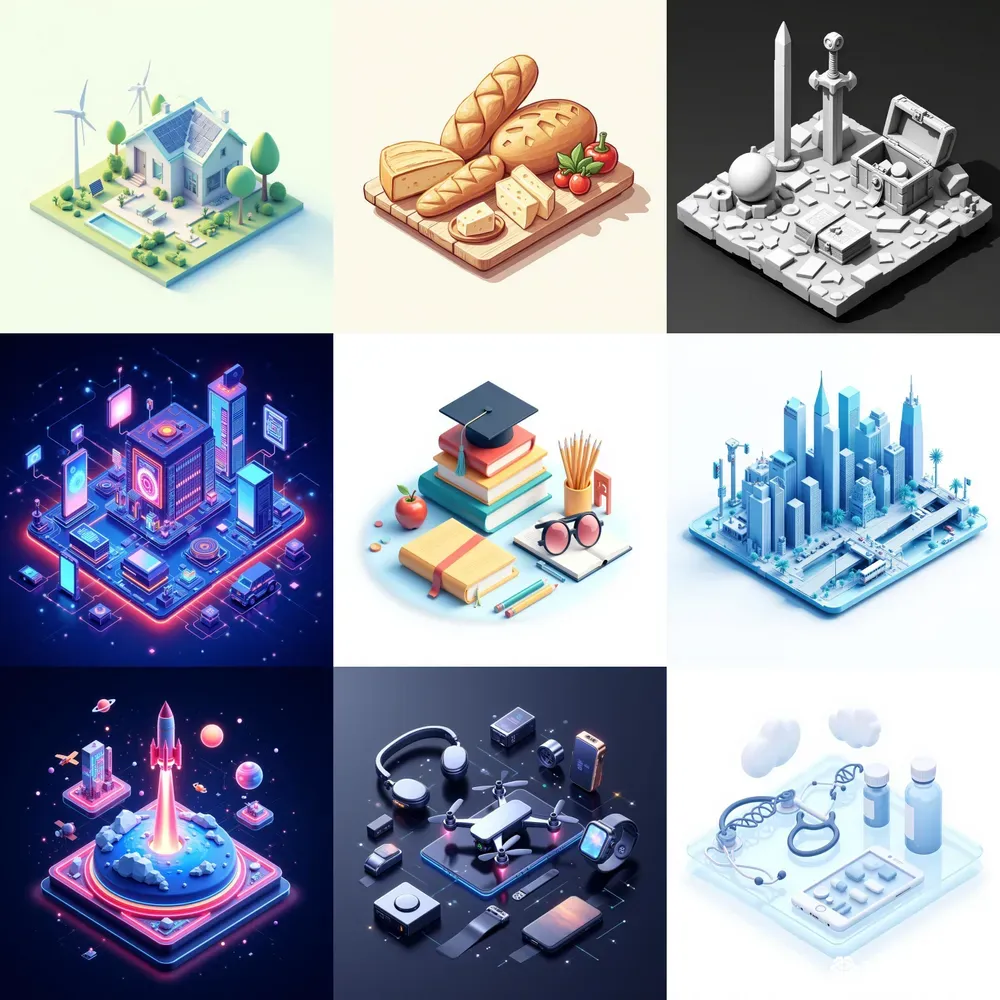 Interactive Isometric Interactive Isometric Icons Midjourney Prompt | PromptBase