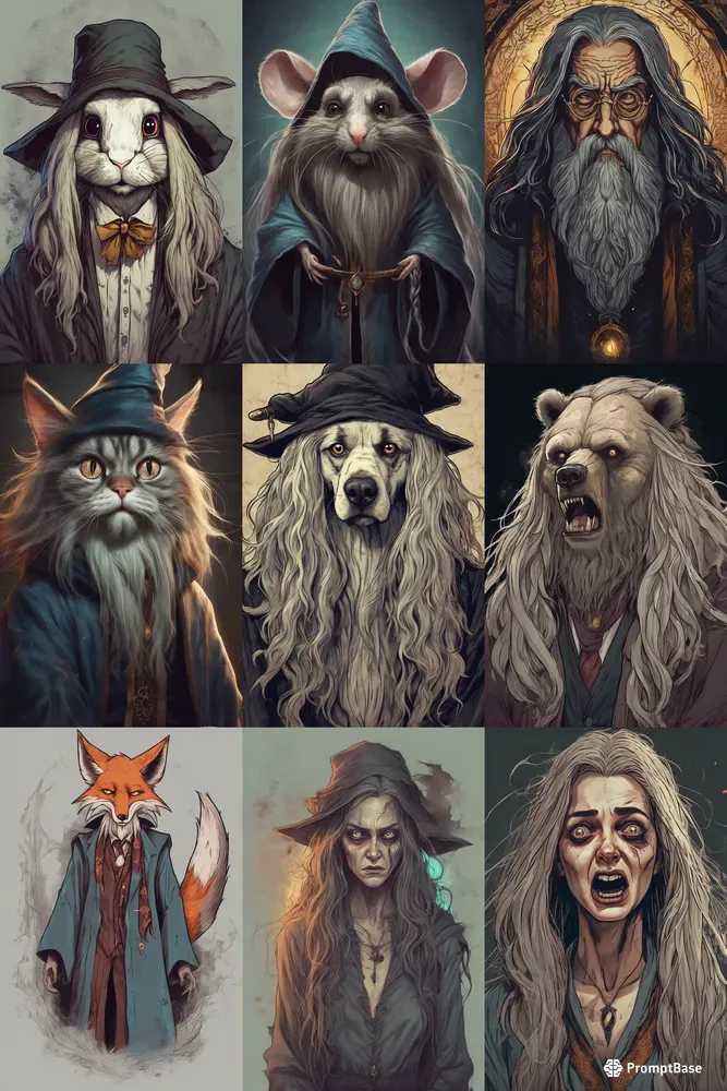 Character Portrait Illustrations Stable Diffusion Prompt | PromptBase