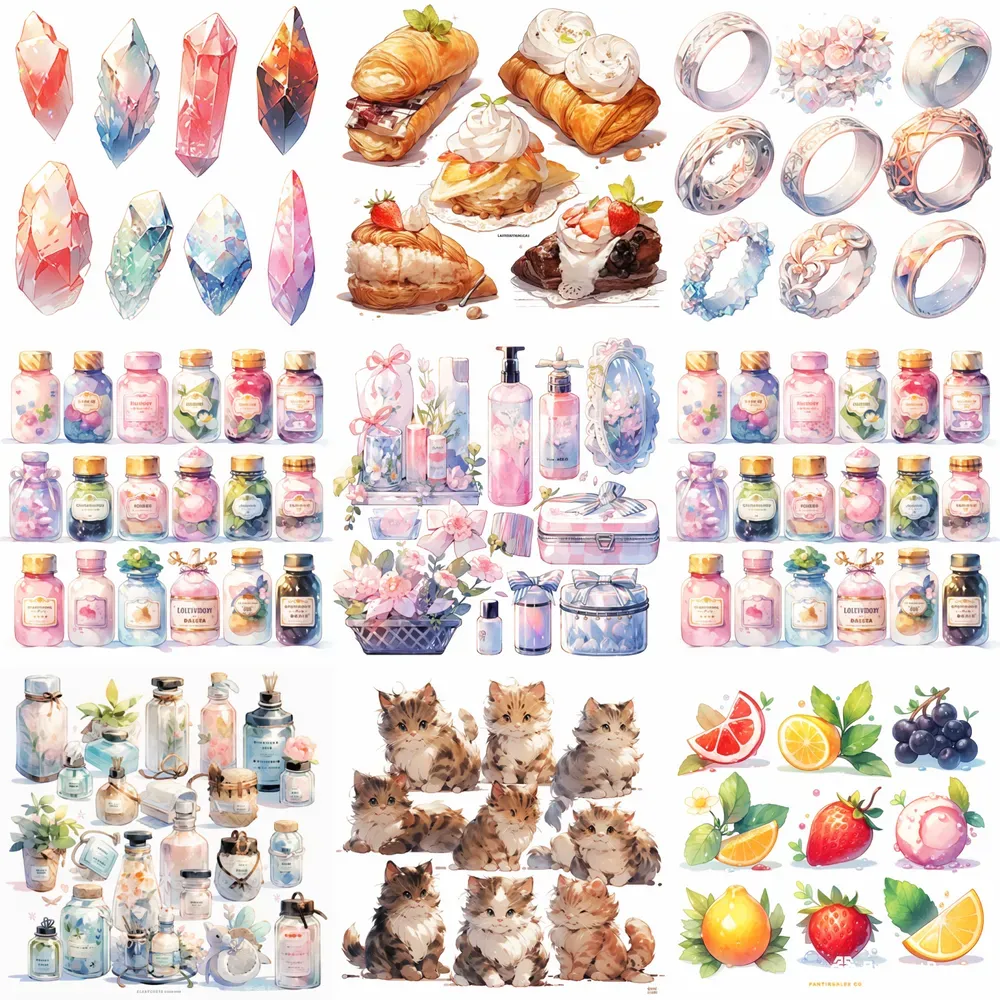 Gorgeous Watercolour Collections Midjourney Prompt | PromptBase