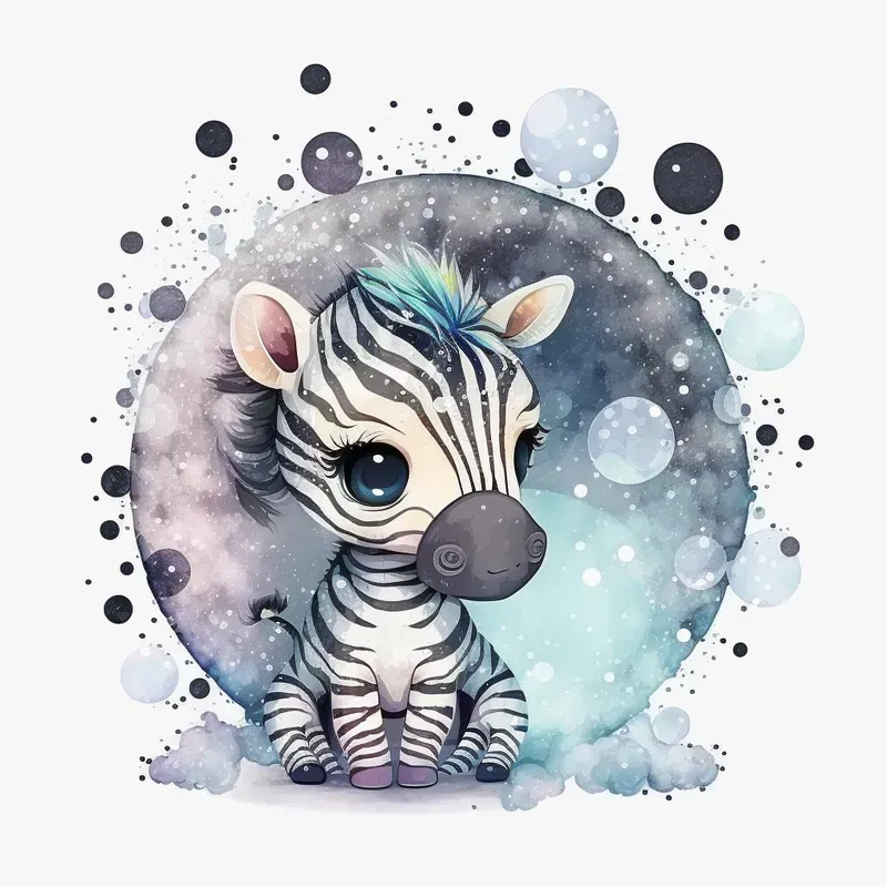 Childrens Watercolour Art Midjourney Prompt | PromptBase