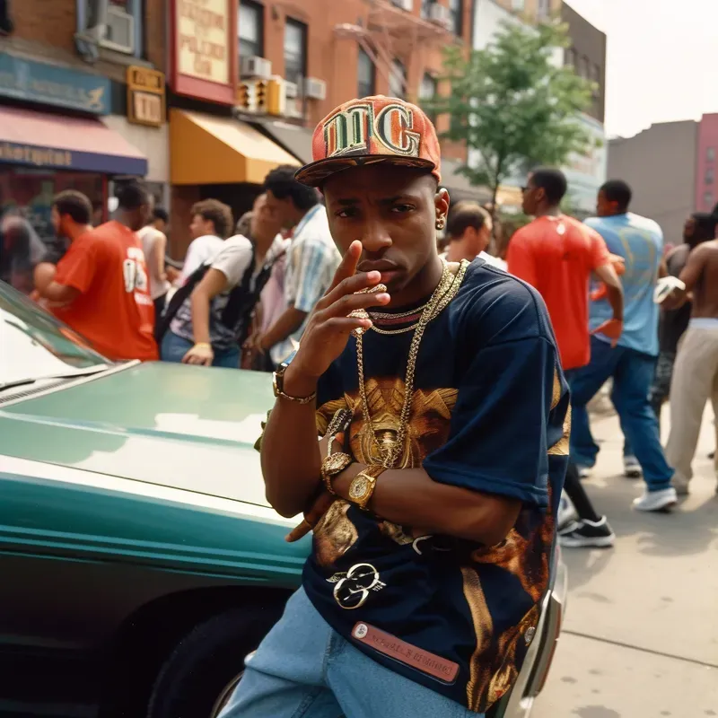 1990s Hip Hop Culture Photography Midjourney Prompt | PromptBase