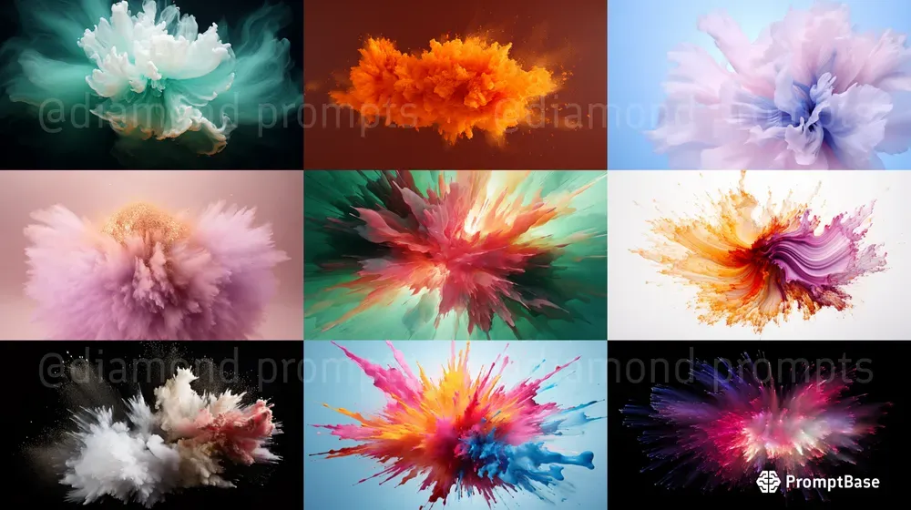 Puff Explosions Midjourney Prompt PromptBase