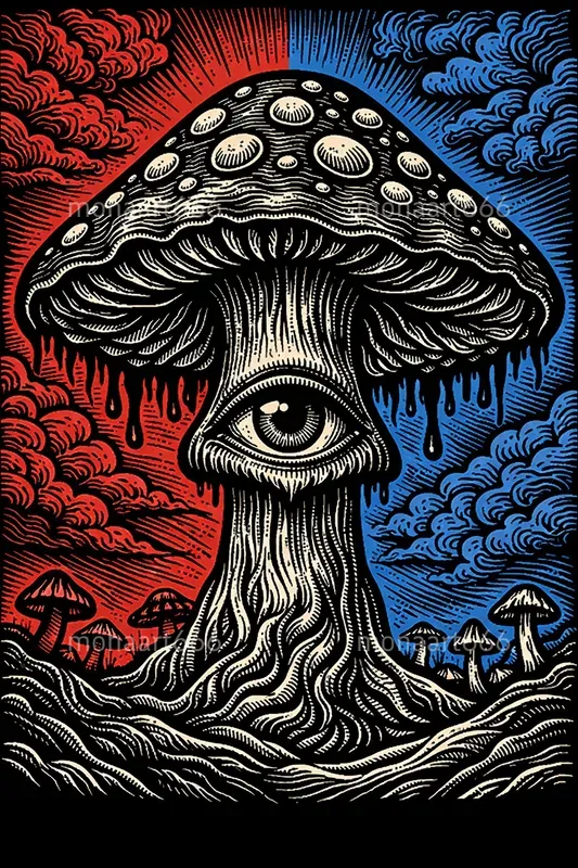 Crimson Neurosurrealism The Ink Chronicles