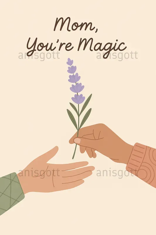 Gentle Floral Mothers Day Greeting Cards