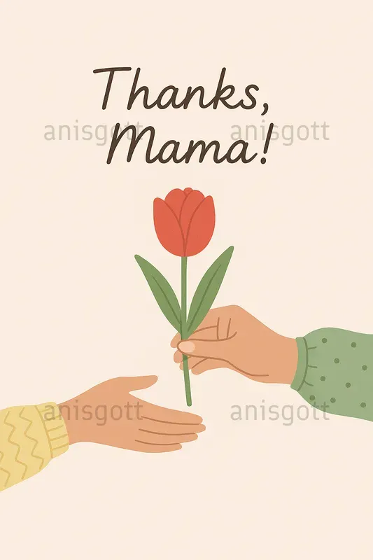 Gentle Floral Mothers Day Greeting Cards