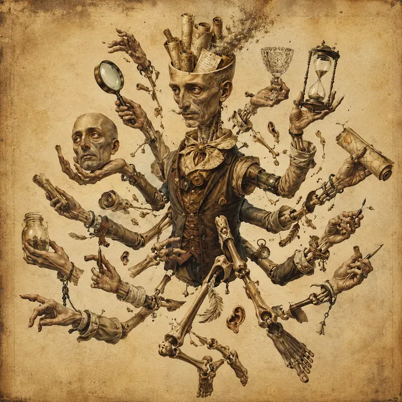 Surreal Fragmented Figures