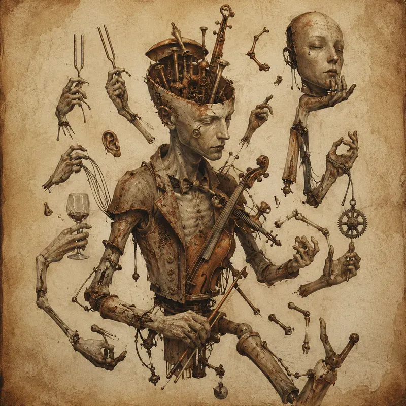 Surreal Fragmented Figures