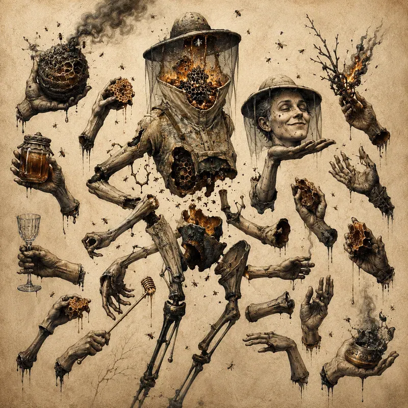 Surreal Fragmented Figures